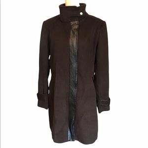 Cole Haan Signature Brown Wool Coat 16